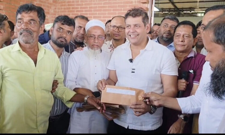 রূপগঞ্জে উন্নয়নকাজে কোটি টাকার চেক বিতরণ