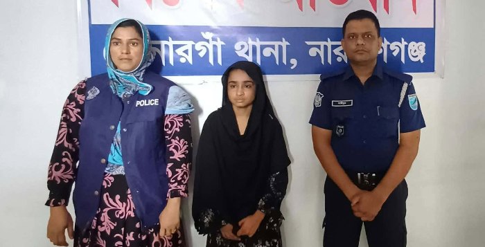 সোনারগাঁয়ে গাঁজাসহ নারী মাদককারবারি গ্রেপ্তার
