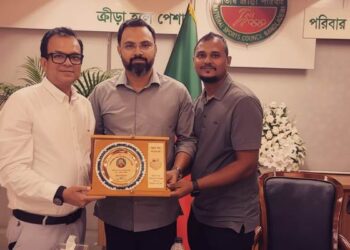 যুব ও ক্রীড়া প্রতিমন্ত্রীর সঙ্গে সদর উপজেলা ক্রীড়া সংস্থার সৌজন্য সাক্ষাৎ