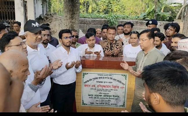 জামালপুরের দেওয়াণগঞ্জ কামিল মাদ্রাসার একাডেমিক ভবনের ভিত্তিপ্রস্তর স্থাপন